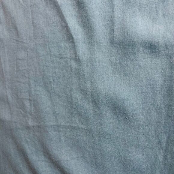 Flax Tunic Dress Size Small Linen Short‎ Sleeve Light Teal - Picture 5 of 10